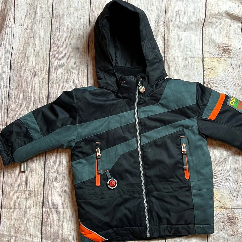 Obermeyer | toddler boy winter snow ski coat 2 nearly new extend grow system